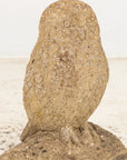Vintage Stone Owl Garden Ornament
