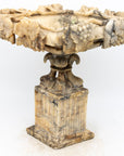 Carved Marble Shaped Neoclassical Urn, Italy 19th Century