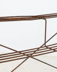 Scrollwork Four Tier Iron Plant Stand or Etagere, England Mid 20th Century