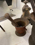 Vintage English Pestle and Mortar Oversized, English 1890s