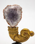 Reclaimed gilt fragment with pale amethyst