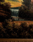 Hudson River School Painting Oil on Canvas, 20th century