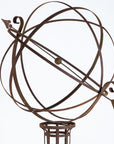 English Mid-20th Century Iron Armillary Sphere on Stand
