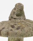 Composite Stone Toadstool Garden Ornament, English Mid 20th C.