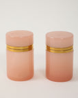 Antique French Pink Cylindrical Opaline Box, Early 20th C.