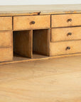 French Painted Secretary Desk with Fallfront, Mid 19th century