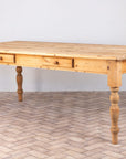Vintage Pine Farmhouse Table, USA 1960s