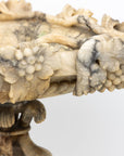 Carved Marble Shaped Neoclassical Urn, Italy 19th Century