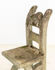 Brutalist Style Concrete Table and set of Four Chairs, England 1960s