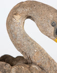 Reconstituted Stone Swan Planter, English Early 20th Century