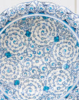 Vintage Iznik Plate in Turquoise, Blue, Cream, Early 20th C. Turkey