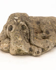 Reconstituted Stone Dog Hound Garden Ornament, 20th Century