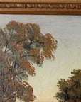 Hudson River School Painting Oil on Canvas, 20th century