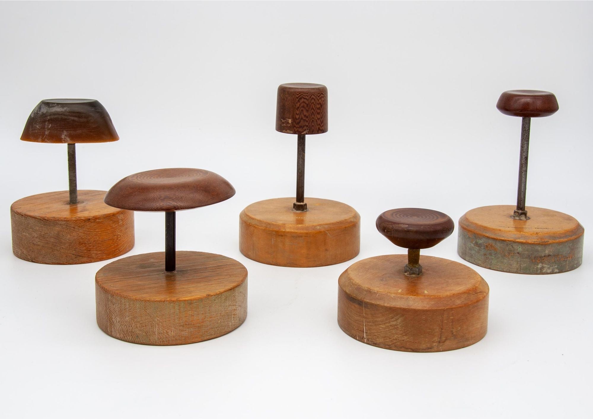 Vintage Porcelain Dish Polishers- Set of 5