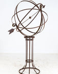 English Mid-20th Century Iron Armillary Sphere on Stand