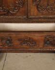 Monumental 18th Century Baroque Italian Walnut Armoire