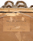 19th Century French Giltwood Mirror with Bow Crown