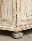Early 19th century Swedish Vitrine White Painted Pine