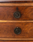 English Bowfront Chest of Drawers, Late 19th Century