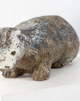 Reconstituted Stone Badger Garden Ornament, England 1960s