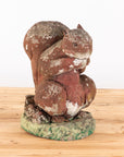 Reconstituted Stone Squirrel Garden Ornament, England 20th Century
