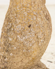 Vintage Stone Owl Garden Ornament