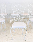 Rene Drouet French Bistro Chairs, Mid 20th Century, Pair