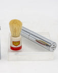 Vintage Men's Grooming Kit with Leather Case