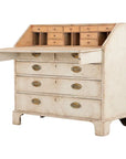 French Painted Secretary Desk with Fallfront, Mid 19th century