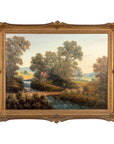 Hudson River School Painting Oil on Canvas, 20th century