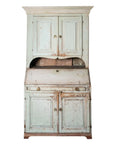 Late 18th Century Swedish Secretary Cabinet with Historic Paint