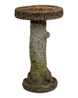 Faux Bois Bird Bath
