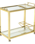 Mid 20th Century French Brass Trolley