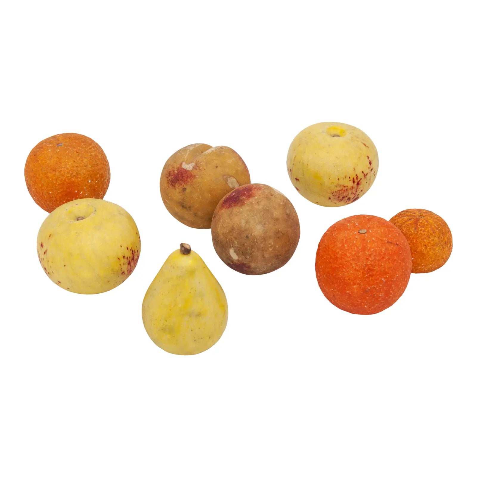 Unpolished Stone Fruit, Set of 7