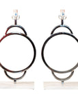 Modern Nickel & Marble Jamie Young Lamp