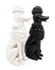 Pair Composite Poodles, Late 20th Century