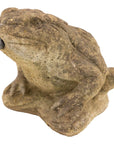 Reconstituted Stone Frog Fountain Garden Ornament, 20th Century