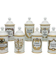 Set of Seven Mid 20th Century French Provence Apothecary Jars
