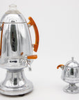 Art Deco Percolator and Sugar Bowl