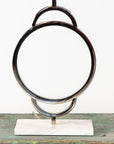 Modern Nickel & Marble Jamie Young Lamp