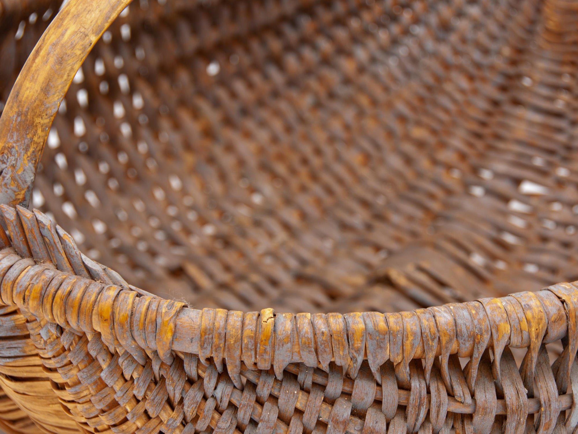 Oblong wooden Basket