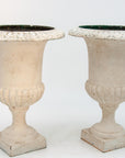 Pair of Cast Iron Petite Planters