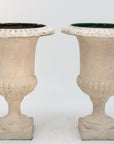 Pair of Cast Iron Petite Planters