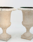 Pair of Cast Iron Petite Planters
