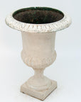 Pair of Cast Iron Petite Planters