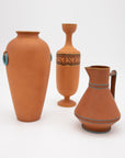 Set of 3 Etruscan Style Decorative Vases