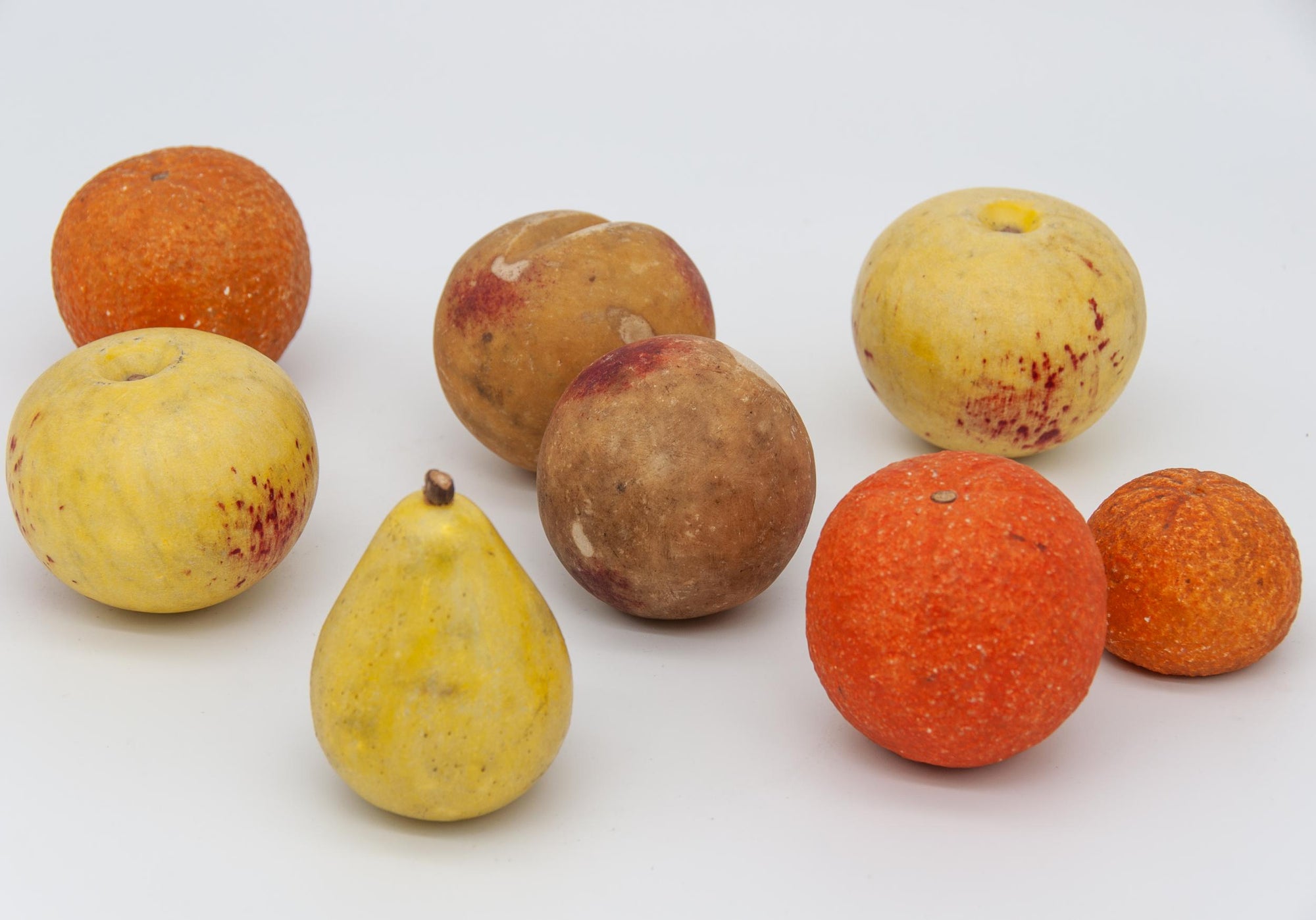 Unpolished Stone Fruit, Set of 7