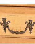 French Louis XVI Style Bleached Oak Commode