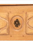 French Louis XVI Style Bleached Oak Commode