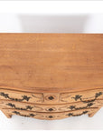 French Louis XVI Style Bleached Oak Commode